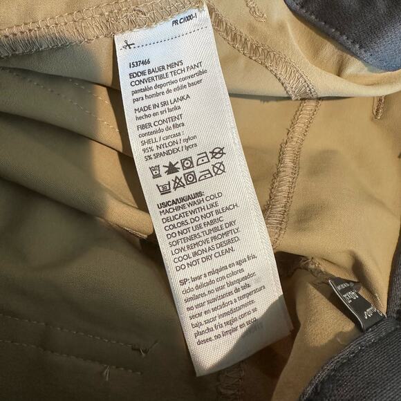 Eddie Bauer Men's Convertible Tech Hiking Outdoor Pant 40 - Picture 8 of 12